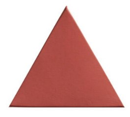 Faience triangle FORMIA CARMIN 15,9x18 - 0,49 m² - 1