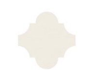 Carrelage grès cérame forme arabesque PATERNO BLANC 10,5x6,5 - 0,41 m²