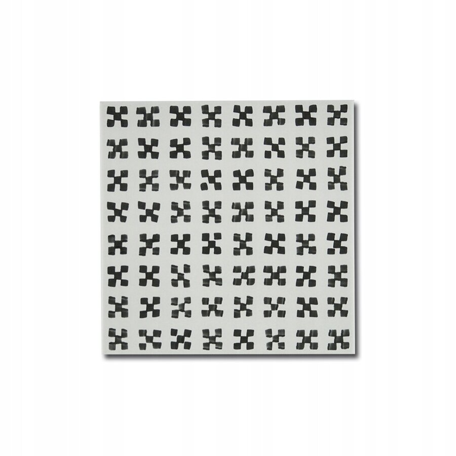 Carrelage imitation ciment décor noir et blanc 20x20 cm VODEVIL PAIX SOMBRA - 1m² - 5