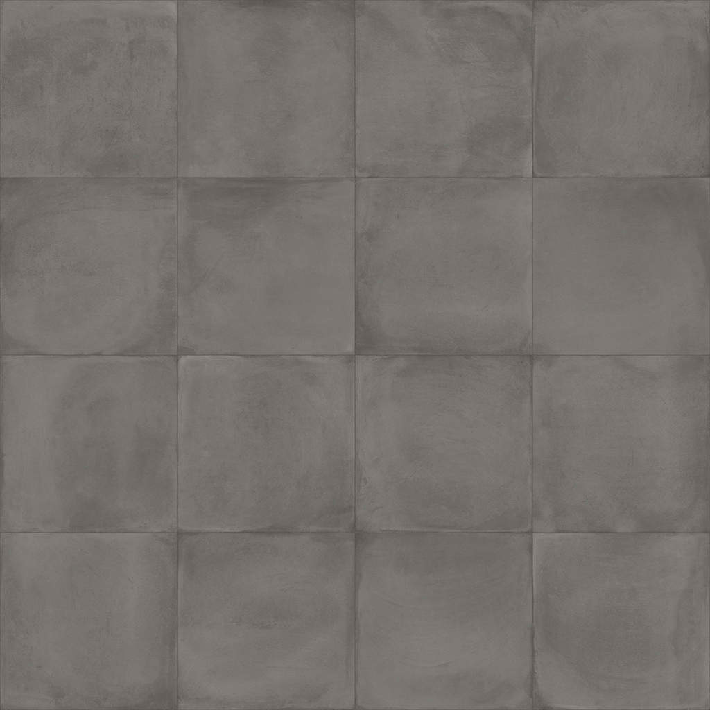 Carrelage gris anthracite mat 80x80cm LAVERTON-R GRAFITO - 1.28m² - 1