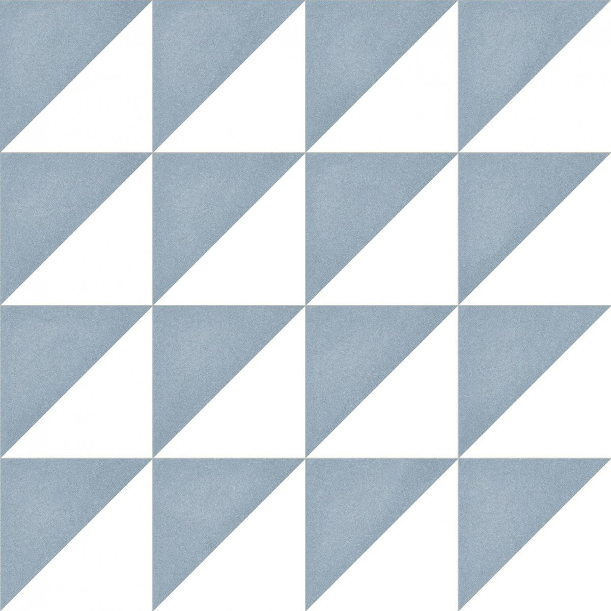 Carrelage scandinave triangulaire bleu 20x20 cm SCANDY Nube R10 - 1m² - 3
