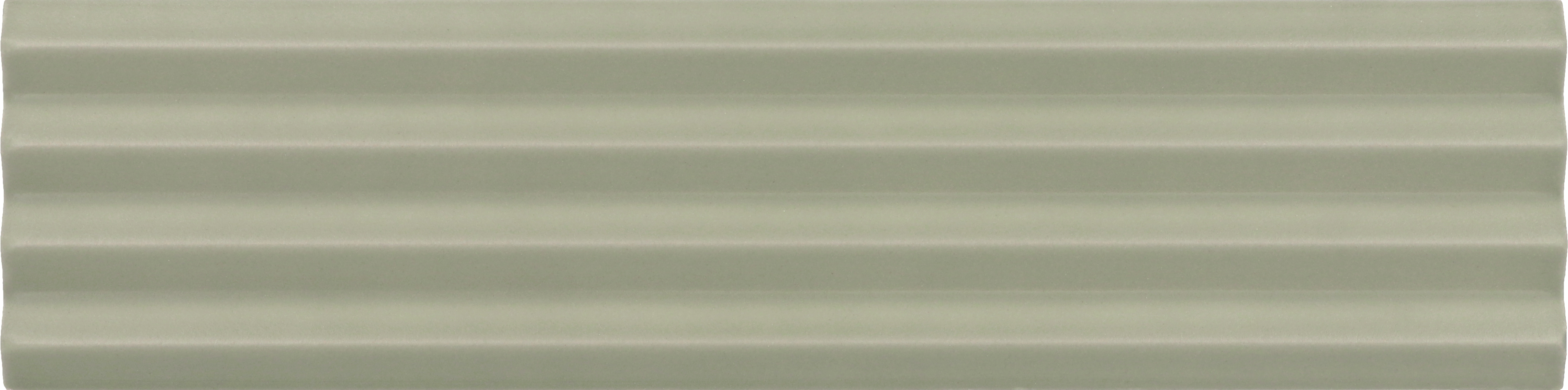 Carrelage uni vert clair avec texture cannelée sans motifs pour design intérieur moderne et épuré