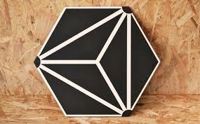 Carrelage tomette géométrique 33x28.5 OSAKA BLACK - 1m² - 5