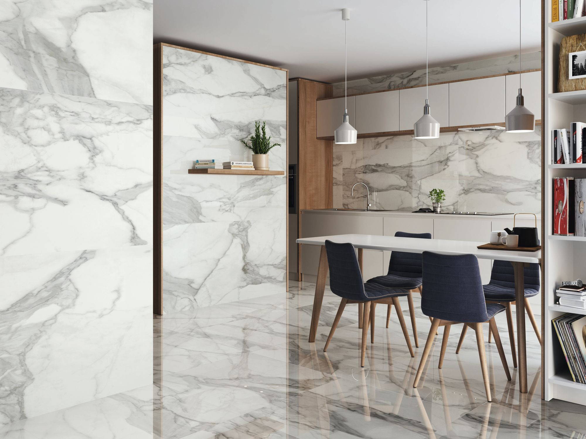 Carrelage imitation marbre INVS INVICTUS PULIDO 80X80 - 1,28m² - 3