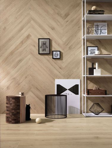 Carrelage aspect bois grand format AREZZO NEUTRO 20X120- 1,44 m² - 3
