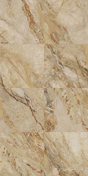 Carrelage effet marbre grand format 9CENTO AURORA BEIGE POLI LAP - 120X120 - 1,44 m²