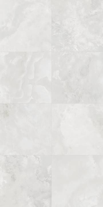 Carrelage effet marbre grand format ONICE PEARL POLI - 120X120 - 1,44 m²