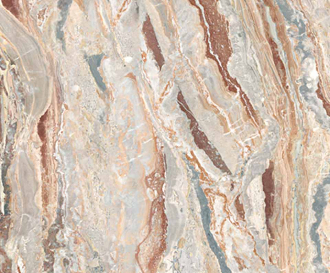 Carrelage effet marbre grand format OROBICO RED POLI - 120X120 - 1,44 m²