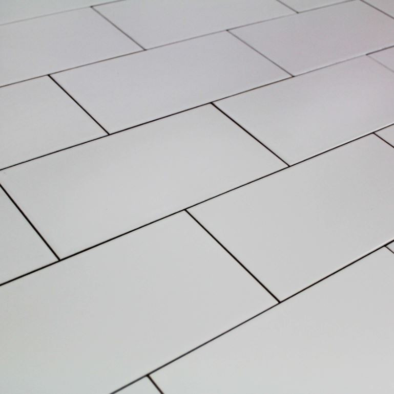Carrelage Métro plat 10x20 cm blanc FLAT BLANCO MATE - 1m² - 2