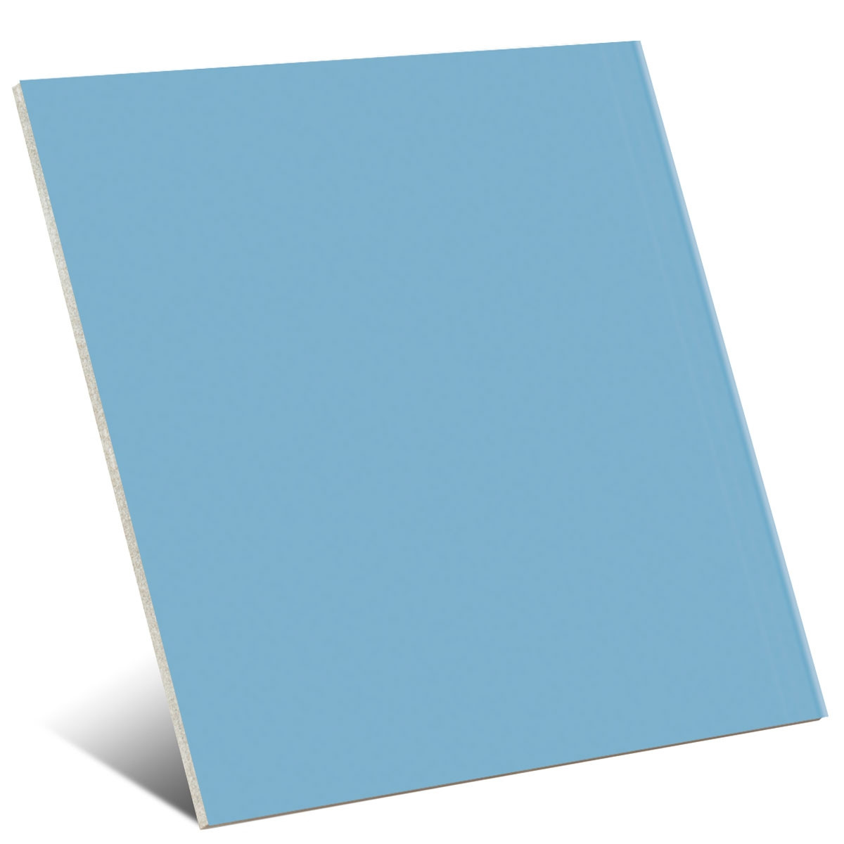 Carrelage uni bleu ciel 20x20 cm pour damier MONOCOLOR AZUL CELESTE - 1m² - 2
