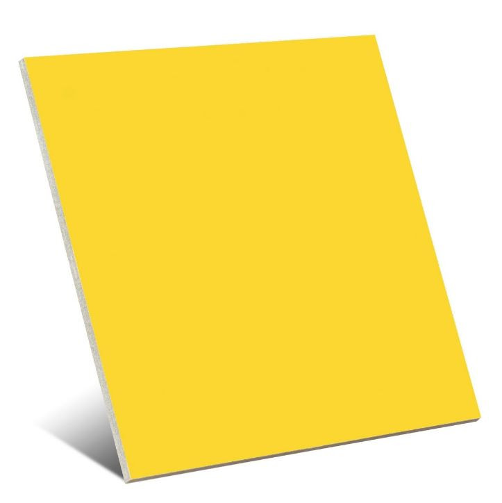 Carrelage cérame uni jaune 20x20 cm pour damier VODEVIL LIMA - 1m² - 2