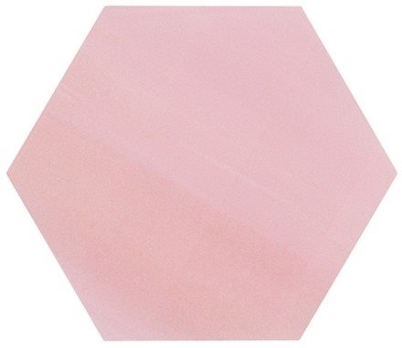 Lot de 3.36 m² - Tomette unie rose série dandelion MERAKI ROSA BASE 19.8x22.8 cm - 3.36 m²