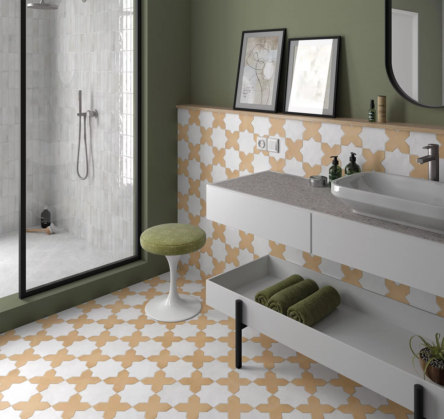 Carrelage unique KARATILES STELLAR 16.8X16.8 - 0,49 m²