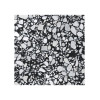 Carrelage Terrazzo noir et blanc éclats variés 60x60 cm