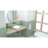 Faïence GIVERNY POLAR WHITE FLAT 5x20 cm
