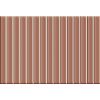 Faïence sur trame SWELL Mosaïque WAIKIKI CORAL BRILLANT 23x33.5 cm