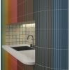 Faïence sur trame SWELL Mosaïque WAIKIKI GREIGE BRILLANT 23x33.5 cm