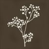 Faïence décorative ROOT ARVUM-4 BROWN 13X13 cm