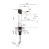 Mitigeur lavabo LINE Chrome - BDD038-1