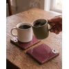 Sous-verre ARTISAN ROUGE BURGUNDY