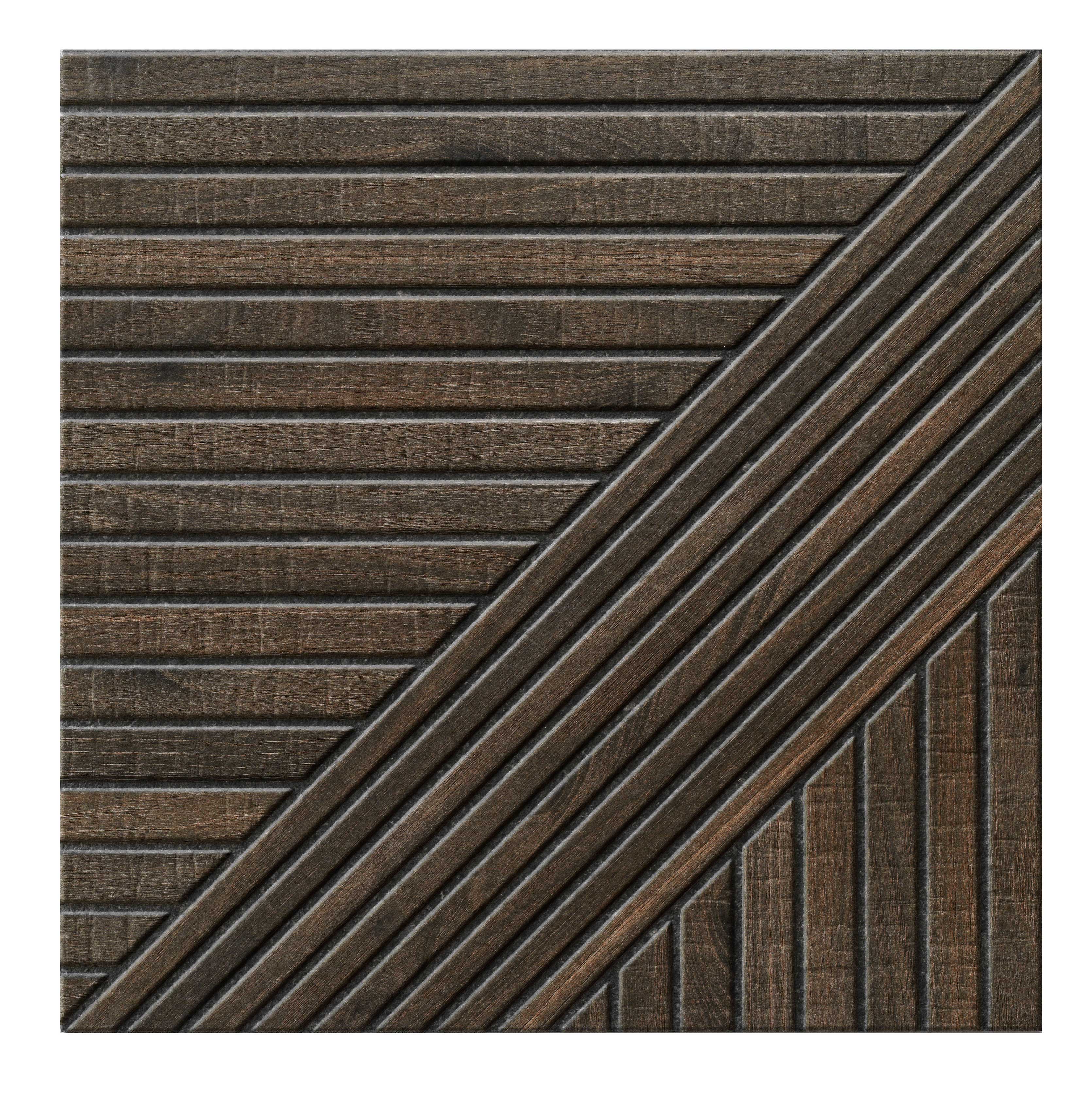 Lot de 5.48m² - TRIVOR WALNUT 44X44