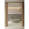 Carrelage effet marbre MEDICI VERDE ALPI RETT 7,5x30 cm
