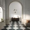 Carrelage effet marbre MEDICI NERO MARQUINIA GRIP RETT 60x60 cm