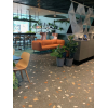 Carreau style terrazzo STRACCIATELLA-R GRAFITO 80 x80 cm - R10
