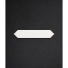 Faience navette crayon blanc brillant 5x25 cm ARROW PURE WHITE 25835 - 0.50 m²