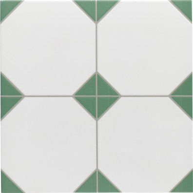 Lot de 4 m² - Carrelage imitation cabochon CADENZA GREEN 33x33 cm