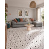 Carrelage imitation ciment MERRI BLANC 20x20 cm