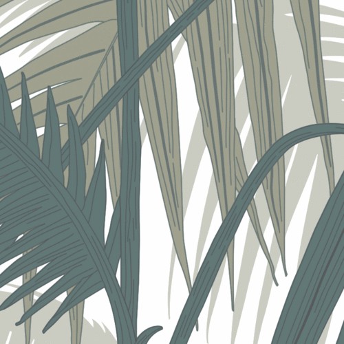 Carrelage tropical feuilles PALMIER5 BD 20x20 cm - 1.4m² - zoom