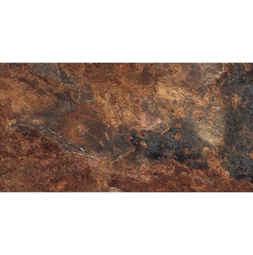 Carrelage effet pierre gris foncé nuancé ARDESIA NATURAL 32x62.5 cm -   - Echantillon