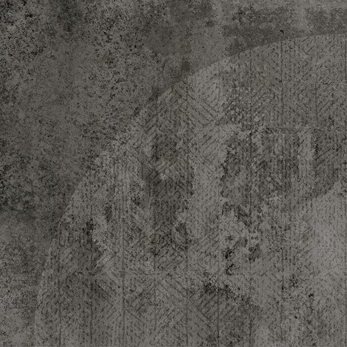 Carrelage imitation ciment décor noir 20x20cm URBAN ARCO DARK 23588 -   - Echantillon Equipe