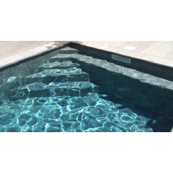 Mosaique piscine Nieve gris nuancé 3051 31.6x31.6 cm -   - Echantillon - zoom