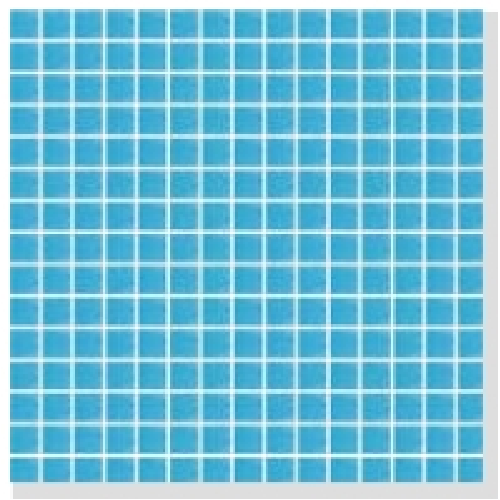 Mosaique piscine Bleu A32 20x20mm -   - Echantillon Ston