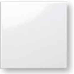 Faience colorée Carpio blanc brillant 20x20 cm -   - Echantillon Ribesalbes