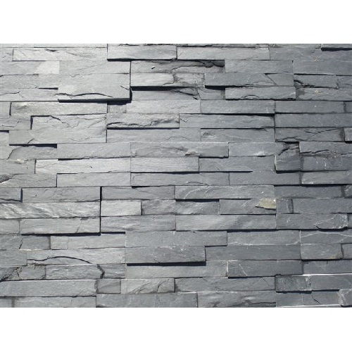 Parement extérieur pierre naturelle Ardoise barrettes 35x18 cm - 0.57m² - 2