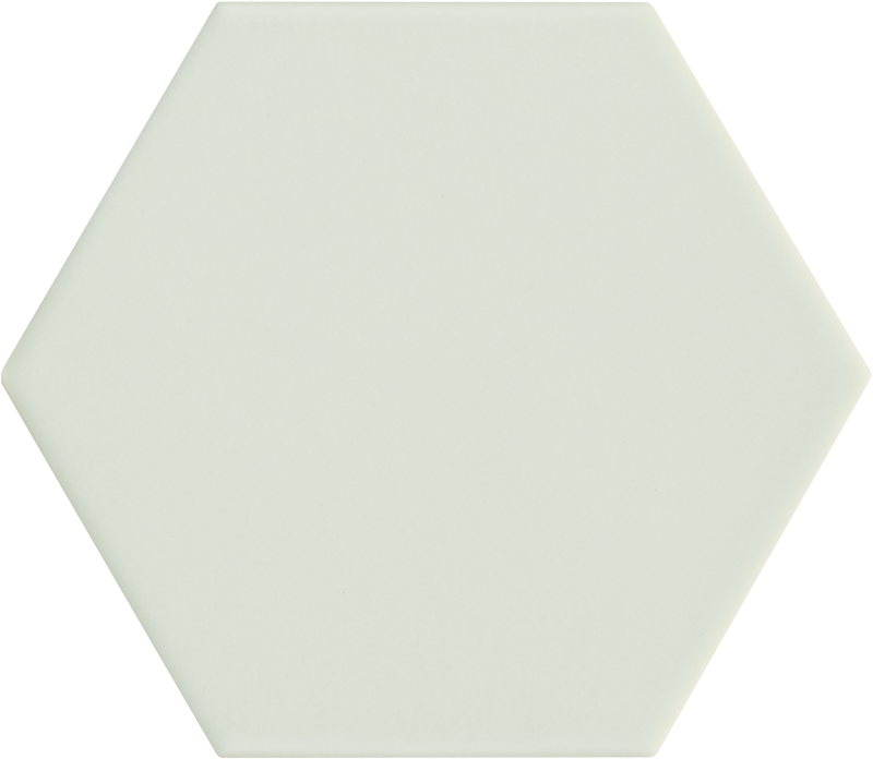 Carrelage hexagonal vert hexagonal KROMATIKA MINT R10 - 11.6x10.1cm - 26468 - 0.43m²