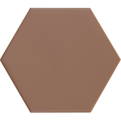 Carrelage hexagonal marron KROMATIKA CLAY R10 11.6x10.1 - 26471 - 0.43 m² - zoom