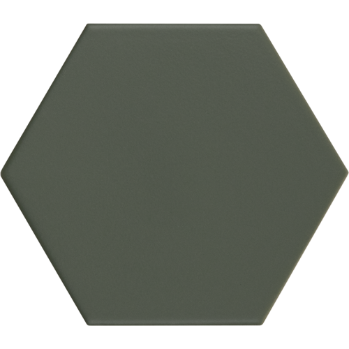 Carrelage hexagonal vert KROMATIKA GREEN R10 - 11.6x10.1 - 26466 - 0.43 m²