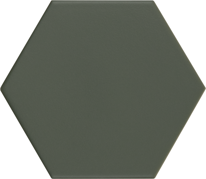 Carrelage hexagonal vert KROMATIKA GREEN R10 - 11.6x10.1 - 26466 - 0.43 m² - zoom