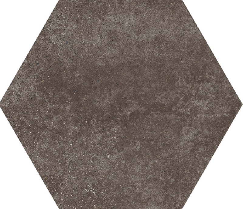 Carrelage aspect ciment couleur anthracite nuances de gris sans motifs taille 17.5x20 cm