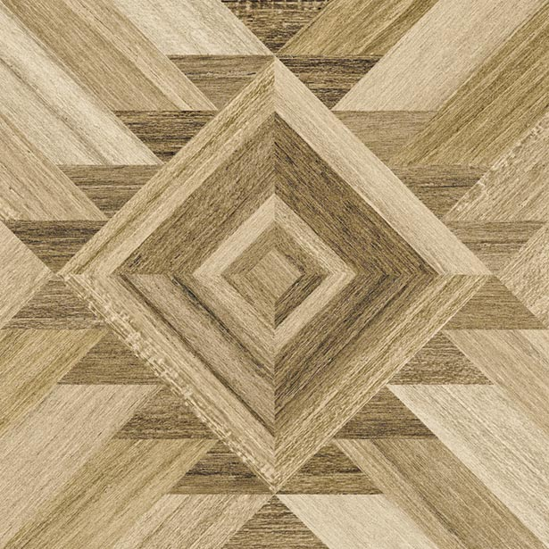 Carrelage aspect bois décoré - KOMI BERBAK-R 20X20 - 1m²
