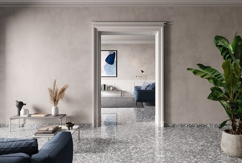 Carreau style granito 59x59 cm MOHAIR GRIS -R10- 1.44m² - 2