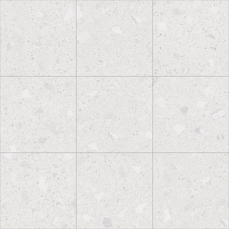 Carreau style granité blanc 20x20 cm BROCART Nacar - 1m² - 2