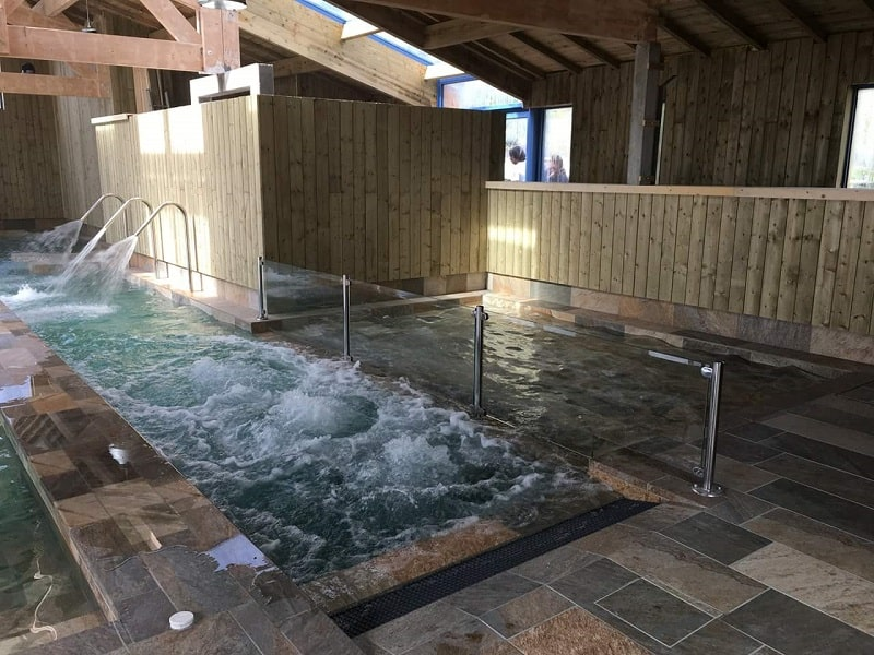 Carrelage piscine effet pierre naturelle SAHARA MIX 30x60 cm R9 - 1.26 m² - 9