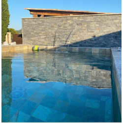 Carrelage piscine effet pierre naturelle SAHARA MIX 30x60 cm R9 - 1.26 m² Savoia