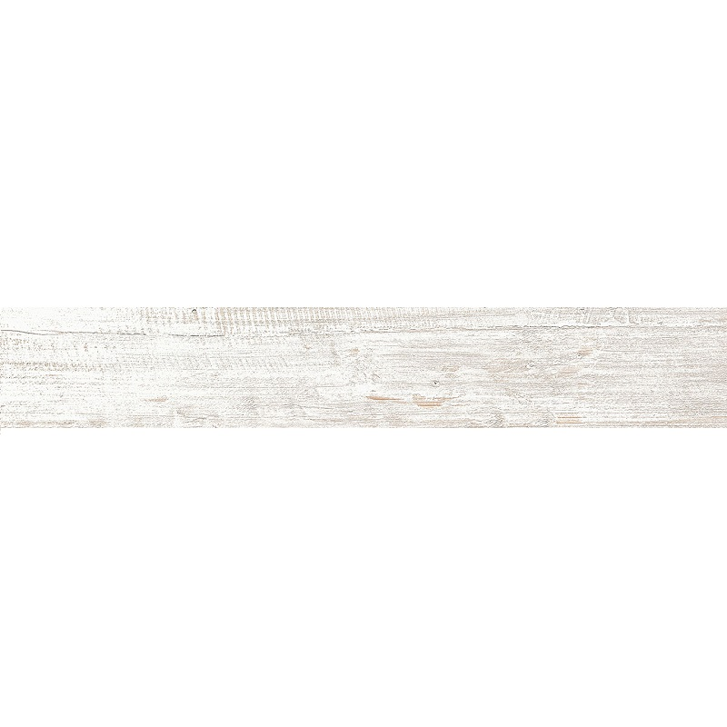 Carrelage imitation parquet blanc vieilli TRIBECA BLANCO ANTI DERAPANT 15x90 cm R12 - 1.08m²