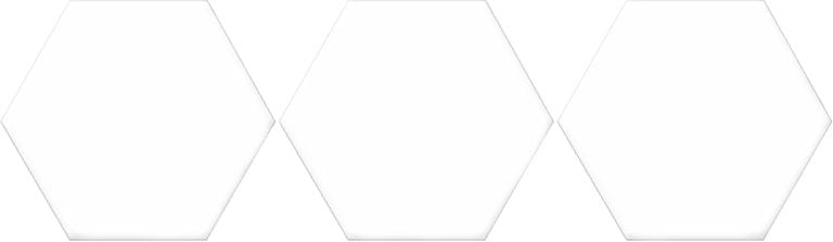 Tomettes unie ciment 19.8x22.8 cm VERSALLES BLANC - 0.84 m² - 1